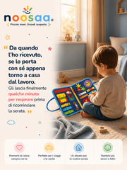 Busy Book Noosaa™ – Il Libro Educativo Senza Schermi