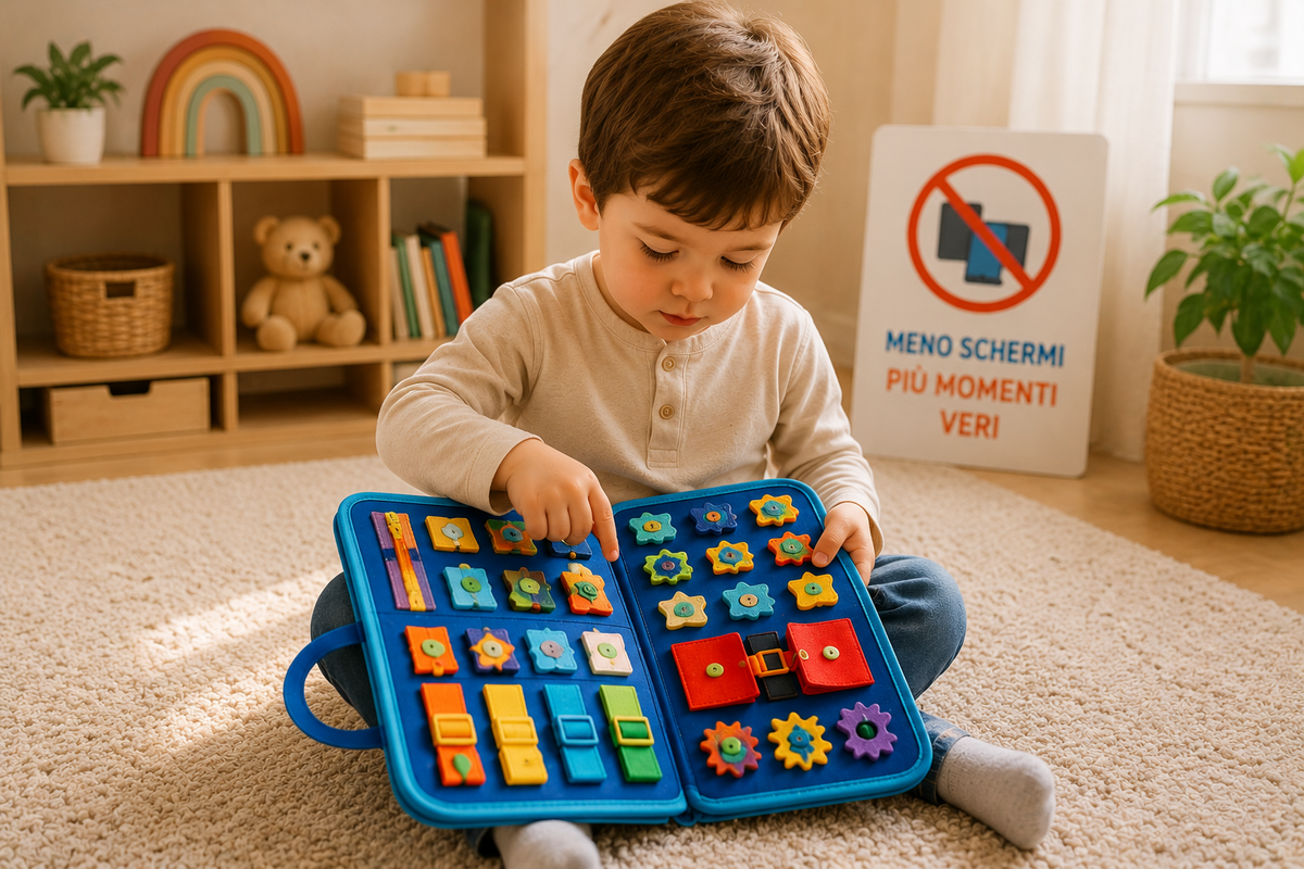 Busy Book Noosaa come alternativa agli schermi