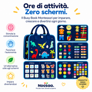 Busy Book Noosaa™ – Il Libro Educativo Senza Schermi